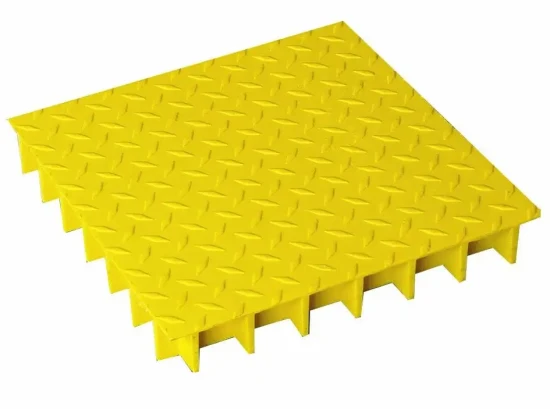 38*38*38mm High Quality Molded GRP/FRP Gratings for Walkway