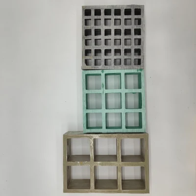 Waterproof Heat Resistant FRP Grating Moulded FRP Grating for Walkway Platform FRP Grating Fiberglass Grating